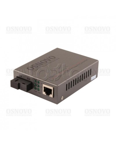 Медиаконвертер Fast Ethernet OSNOVO OMC-100-11S5a в Первоуральске Медиаконвертеры Pintop.ru