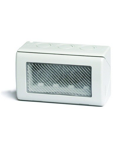 Модульная настен. коробка для эл/устан. изделий VIVA, IP55,4мод. DKC 54755 в Первоуральске Аксессуары для кабель-канала Pintop.ru