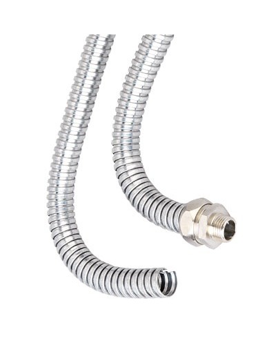 Металлорукав из оцинкованной стали DN 26мм Dвнутр=26.5 мм Dнар=30.0 мм IP40 25м DKC (667R2630) в Первоуральске Металлорукав Pintop.ru