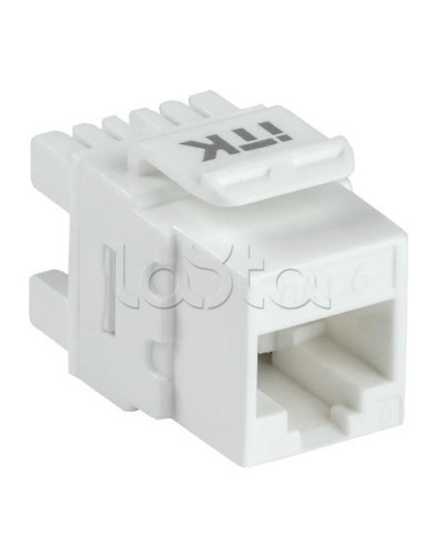 Модуль Keystone Jack кат. 6 UTP 110 IDC 180 град. ITK CS1-1C06U-12 в Первоуральске Модули Keystone Pintop.ru