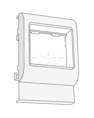 Рамка-суппорт под 2 модуля BRAVA PDA-BN 100 DKC 10453 в Первоуральске Аксессуары для кабель-канала Pintop.ru