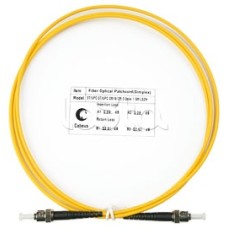 Патч-корд волоконно-оптический SM 9/125 simplex ST-ST LSZH (1,5 м) Cabeus FOP(s)-9-ST-ST-1,5m