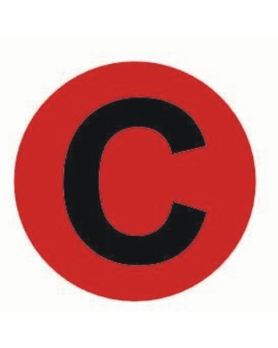 Наклейка C d=20мм EKF PROxima (an-2-9-2) в Первоуральске Аксессуары для стоек и шкафов Pintop.ru