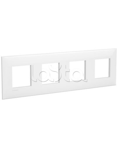 Рамка ARTLEBEDEV Белое облако Avanti, 8 мод. DKC 4400908 в Первоуральске Аксессуары для стоек и шкафов Pintop.ru