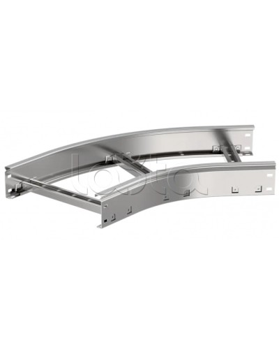 Поворот лестничный LESTA 45град 55х300мм R300 IEK (CPG04-4-45-055-300) в Первоуральске Аксессуары для лотков Pintop.ru