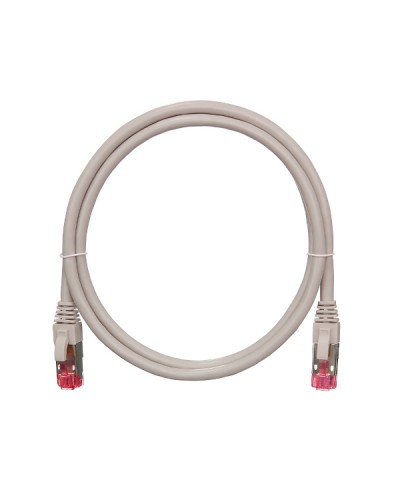 Шнур коммутационный 2хRJ45/8P8C F/UTP кат.5е (NMC-PC4SD55B-100-C-GY) NIKOMAX (10 м) в Первоуральске Патчкорды (медные) Pintop.ru