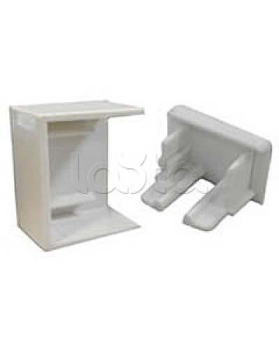 Заглушка для кабель-канала МЕХ, для сечения 40x16 Экопласт 72806 в Первоуральске Аксессуары для кабель-канала Pintop.ru