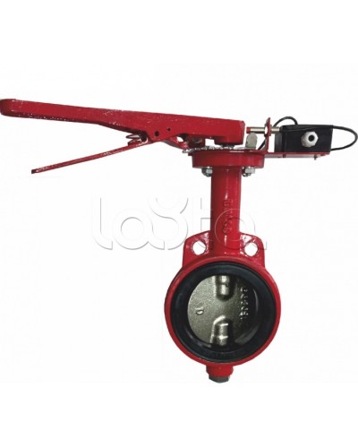 Затвордисковый с ручным приводом с контролем положения УКПЗА Спецавтоматика 3т 150/1,6(Р)-Ф.У3.1-АМК-150v2 в Первоуральске Затворы дисковые Pintop.ru