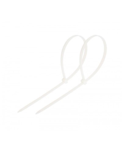 Стяжка нейлоновая неоткрывающаяся, безгалогенная (halogen free) 150x3.5мм, белая (100 шт) в Первоуральске Стяжки-хомуты Pintop.ru