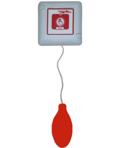 Пневмокнопка вызова влагозащищенная со шнуром Hostcall MP-435W2 в Первоуральске Система оповещения и трансляции Hostcall Pintop.ru