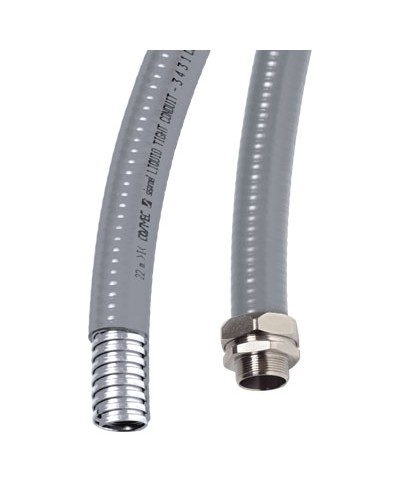 Металлорукав DN 20мм в гладкой ПВХ изоляции, Dвн 20,5 мм, Dнар 27,0,IP66, 50 м, цвет чёрный DKC 6070R-22N в Первоуральске Металлорукав Pintop.ru