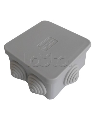 Коробка распределительная о/п 70х70х40, 6 вых Экопласт 44056 в Первоуральске Распределительные коробки Pintop.ru