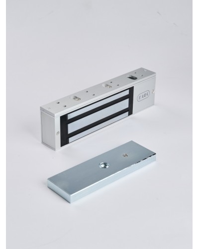 R-Lock RL-EM500-L0S - Электромагнитный замкок, 500кг, DC12/24B, цвет серебристый сатинированный алюминий RAL 7047 в Первоуральске Электромагнитные замки Pintop.ru