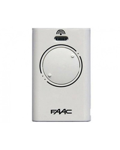Брелок-передатчик 2-канальный Faac 787007 (белый) в Первоуральске Устройства радиоуправления для шлагбаумов и автоматики Pintop.ru
