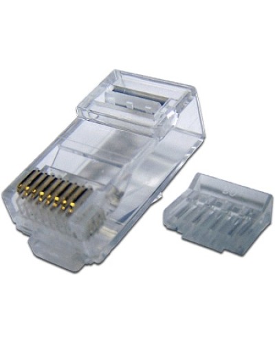 Коннектор RJ45 UTP 8P8C, cat.6, со вставкой TWT TWT-PL45-8P8C-6V в Первоуральске Коннекторы Pintop.ru