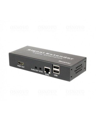 Дополнительный приёмник для комплекта передачи HDMI по сети Ethernet OSNOVO RLN-HiKMDA2 в Первоуральске Видеоусилители, Модуляторы, Делители Pintop.ru