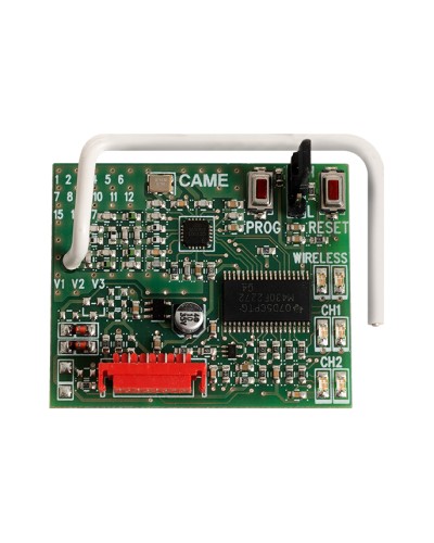 Встраиваемая плата радиоканала для беспроводных устройств системы RIO v2.0 Came RIOCN8WS в Первоуральске Устройства радиоуправления для шлагбаумов и автоматики Pintop.ru