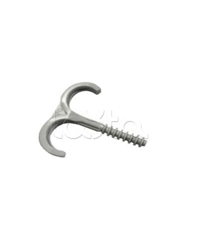 Держатель (клипса) F типа двойнаядля труб D16-20 мм Экопласт 41826 в Первоуральске Держатели, клипсы, скобы Pintop.ru