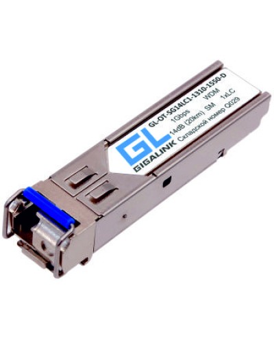 Модуль SFP Gigalink GL-OT-SG14LC1-1310-1550-I-D в Первоуральске Модули SFP/XFP/GBIC Pintop.ru