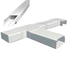 Короб 120х50 мм со съемной перегородкой, 2 метра, белый LANMASTER (LAN-CT120x50-WH)