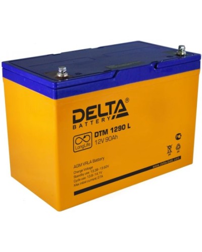 Аккумулятор свинцово-кислотный Delta DTM 1290 L в Первоуральске Электротехническое оборудование Pintop.ru