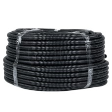 Труба гофр. ПНД с протяжкой d20 мм (25 м) черная EKF-Plast (tpnd-20-25m)