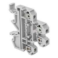 Клемма винтовая двухуровневая JXB-4/35 серая EKF (plc-jxb-2-4/35gy)