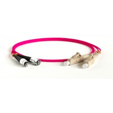 Патч-корд волоконно-оптический Hyperline FC-D2-504-LC/PR-LC/PR-H-1.5M-LSZH-MG