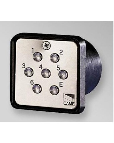 Клавиатура кодонаборная 7-кнопочная, встраиваемая Came 001S6000 в Первоуральске Запчасти для шлагбаумов и автоматики Pintop.ru