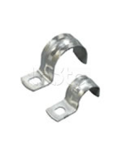 Скоба оцинкованная с одним отверстием для трубы D16мм, м.о. 6,5-5,0мм (1уп=100шт) Экопласт (43716P) в Первоуральске Держатели, клипсы, скобы Pintop.ru