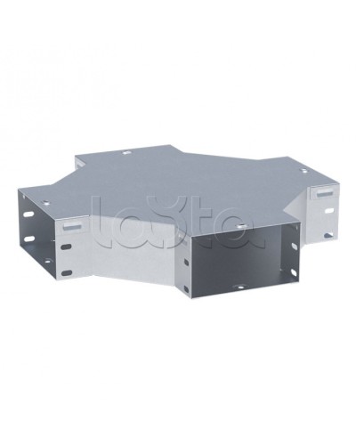 Ответвитель крестообразный 100х200-1,0 мм HDZ EKF (x10020008-1-HDZ) в Первоуральске Аксессуары для лотков Pintop.ru