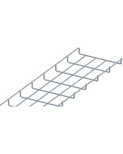 Лоток проволочный 25х100мм, Ф3.8мм, оцинкованный (3 м) LANMASTER LAN-MT25x100-3.8EZ в Первоуральске Кабельные лотки Pintop.ru