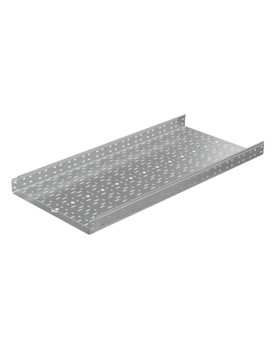 Лоток перфорированный 80х600х1,2 L2000 мм Быстрый монтаж ПЛЮС INOX304 КМ-Профиль (LPplus80-600-1.2-2000 INOX304) в Первоуральске Кабельные лотки Pintop.ru