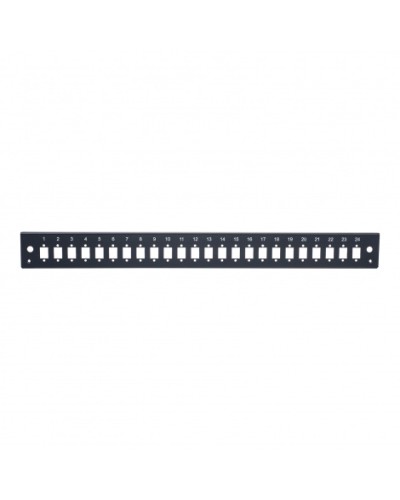 Панель лицевая для выдвижной оптич. полки, 24 SC Simplex/24 LC Duplex, черный Datarex DR-546045 в Первоуральске Патч-панели Pintop.ru