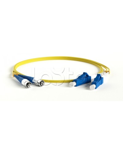 Патч-корд волоконно-оптический Hyperline FC-S2-9-FC/UR-LC/UR-H-2M-LSZH-YL в Первоуральске Патч-корды оптические Pintop.ru