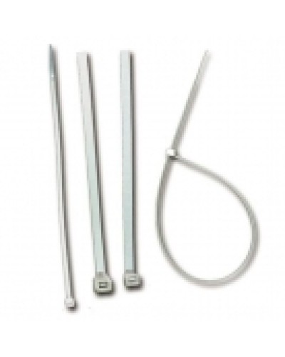 Стяжка пластиковая нейлоновая с площадкой для маркировки 3,6х205мм, белая (100шт.уп) TWT-CVM-205 в Первоуральске Стяжки-хомуты Pintop.ru