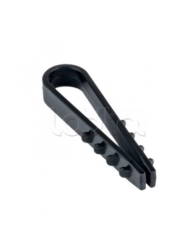 Дюбель-хомут для круглого кабеля (5-10мм) черный (50шт.) EKF PROxima (plc-ncs50-5x10b) в Первоуральске Крепеж: Дюбели, шурупы, саморезы Pintop.ru