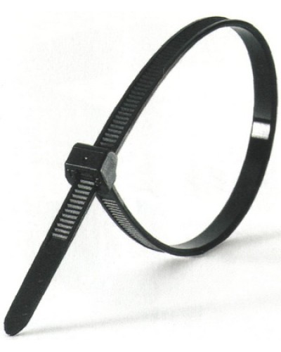 Хомут-стяжка нейлоновый, стандартный P6.6 3.6x200 чёрный DKC 25314 (100 шт/уп) в Первоуральске Стяжки-хомуты Pintop.ru