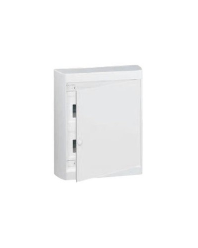 Накладной распределительный щит Nedbox с белой дверью 2 рейки х 12 (+1) модулей Legrand 601237 в Первоуральске Боксы для автоматов Pintop.ru