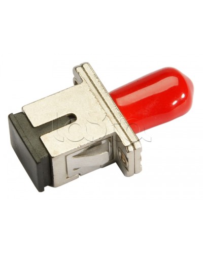 Соединитель проходной ST-SC, MM(для многомодового кабеля), simplex Cabeus ST-SC-MM в Первоуральске Проходные адаптеры и розетки оптические Pintop.ru