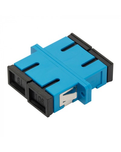 Адаптер оптический SC, SM, дуплексный LANMASTER (LAN-2SC-AM-SM) в Первоуральске Проходные адаптеры и розетки оптические Pintop.ru