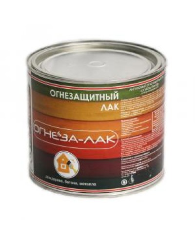 Лак огнезащитный акриловый Огнеза «ОГНЕЗА-ЛАК-ОД» для древесины и материалов изнеё, глянцевый, бесцветный, ведро 2,4л.(1,8 кг.) в Первоуральске Огнезащитные краски Pintop.ru