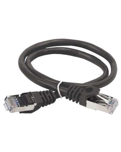 ITK Коммутационный шнур (патч-корд), кат.5Е FTP, 0,5м, черный (PC09-C5EF-05M) в Первоуральске Патч-корды и пигтейлы Pintop.ru