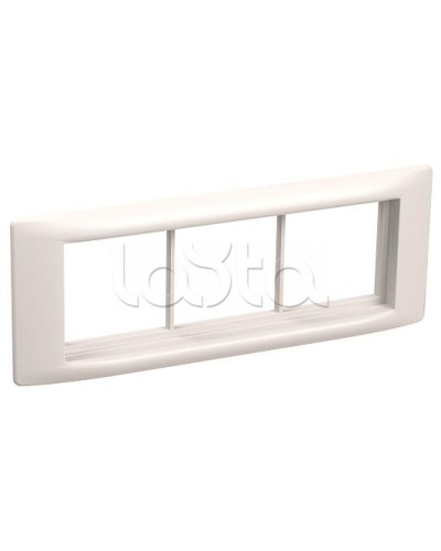 Рамка и суппорт для кабель-канала Праймер на 6 модулей, 60 мм белый IEK (CKK-40D-RSU6-060-K01) в Первоуральске Распределительные коробки Pintop.ru