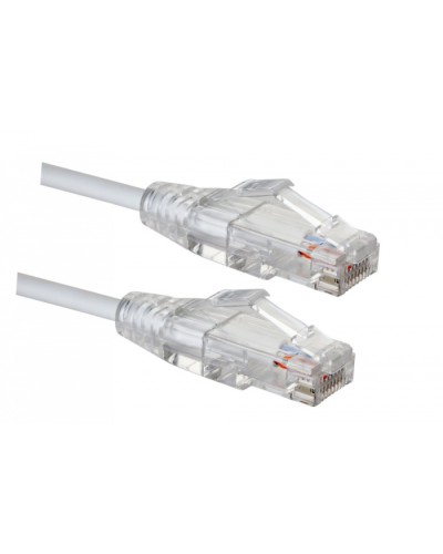 Коммутационный шнур категории 5e SLIM LINE, U/UTP, LSZH, T568B, 2 м, белый Eurolan (21S-U5-02WT) в Первоуральске Патчкорды (медные) Pintop.ru