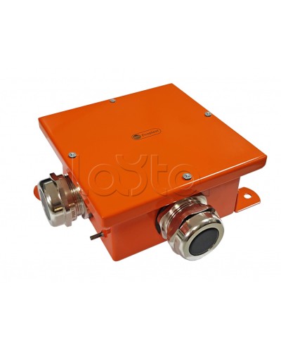Экопласт SMB165 Коробка металл, огн. E-110,о/п 164х164х65, IP66, 4Р, (1,5-10 мм2), оранж. в Первоуральске Распределительные коробки Pintop.ru
