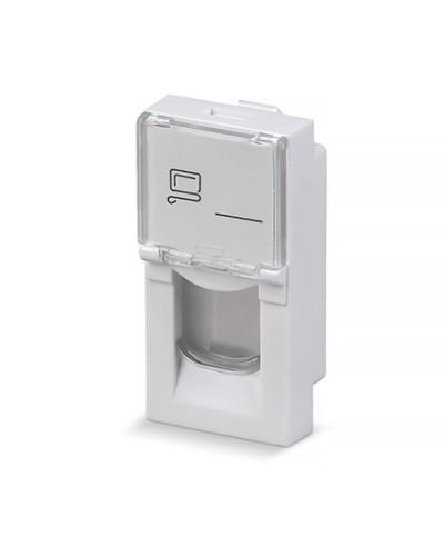 Вставка 45x22,5 (Mosaic) для 1 модуля формата Keystone Jack Cabeus (FP-L-22,5-1M) в Первоуральске Модули Keystone Pintop.ru