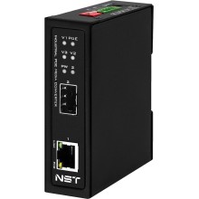 Промышленный Ultra PoE медиаконвертер NST NS-MC-1G1GX-P/I