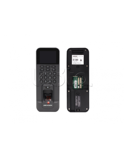 Терминал доступа со встроенными считывателями Mifare карт и отпечатков пальцев Hikvision DS-K1T804BMF в Первоуральске Считыватели Pintop.ru