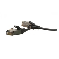 Патч-корд S/FTP Hyperline (PC-LPT-SFTP-RJ45-RJ45-C6-3M-LSZH-BK)